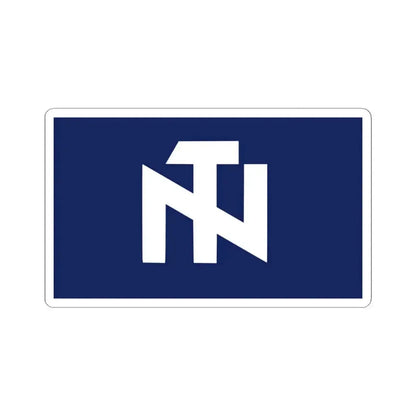 Bandera de Fuerza Nacional-Identitaria (Chile) STICKER Vinyl Kiss-Cut Decal 4 Inch White - The Sticker Space