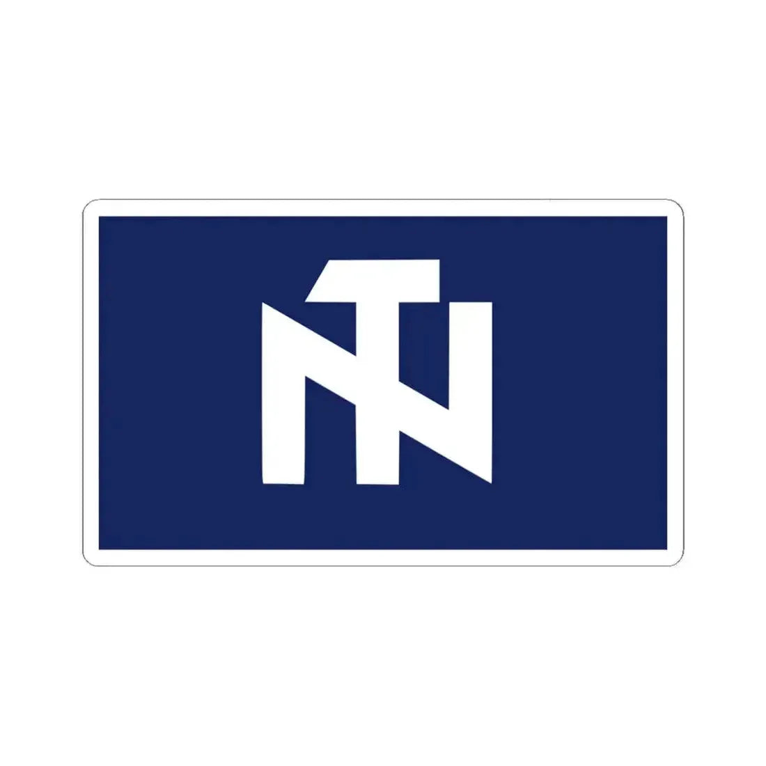 Bandera de Fuerza Nacional-Identitaria (Chile) STICKER Vinyl Kiss-Cut Decal 6 Inch White - The Sticker Space