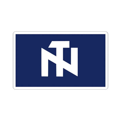 Bandera de Fuerza Nacional-Identitaria (Chile) STICKER Vinyl Kiss-Cut Decal 6 Inch White - The Sticker Space