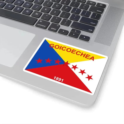 Bandera de Goicoechea (Costa Rica) STICKER Vinyl Kiss-Cut Decal - The Sticker Space