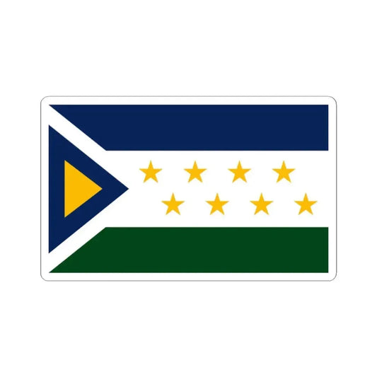 Bandera de Grecia Costa Rica (Costa Rica) STICKER Vinyl Kiss-Cut Decal 2 Inch White - The Sticker Space