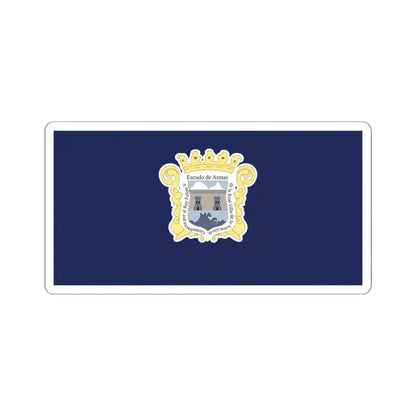 Bandera de Guanabacoa Cuba (Cuba) STICKER Vinyl Kiss-Cut Decal 4 Inch White - The Sticker Space