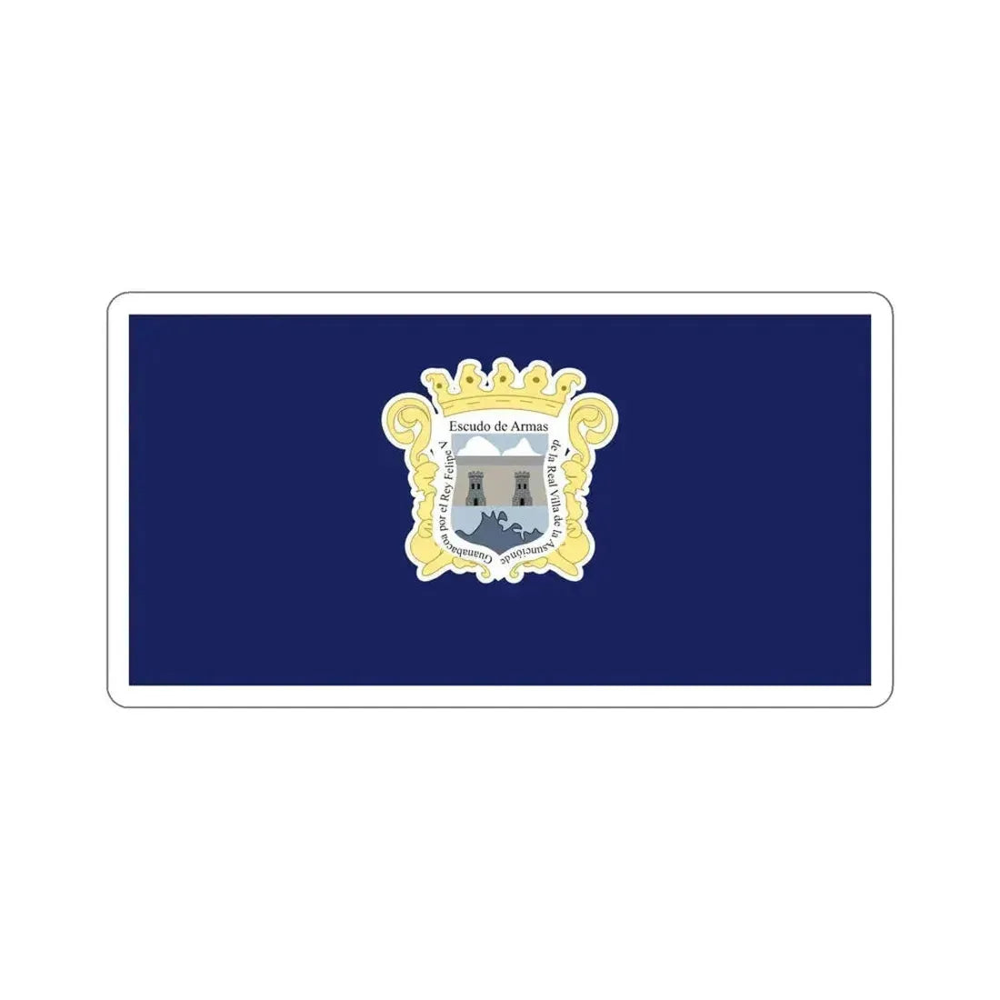 Bandera de Guanabacoa, Cuba STICKER Vinyl Die-Cut Decal 5 Inch - The Sticker Space