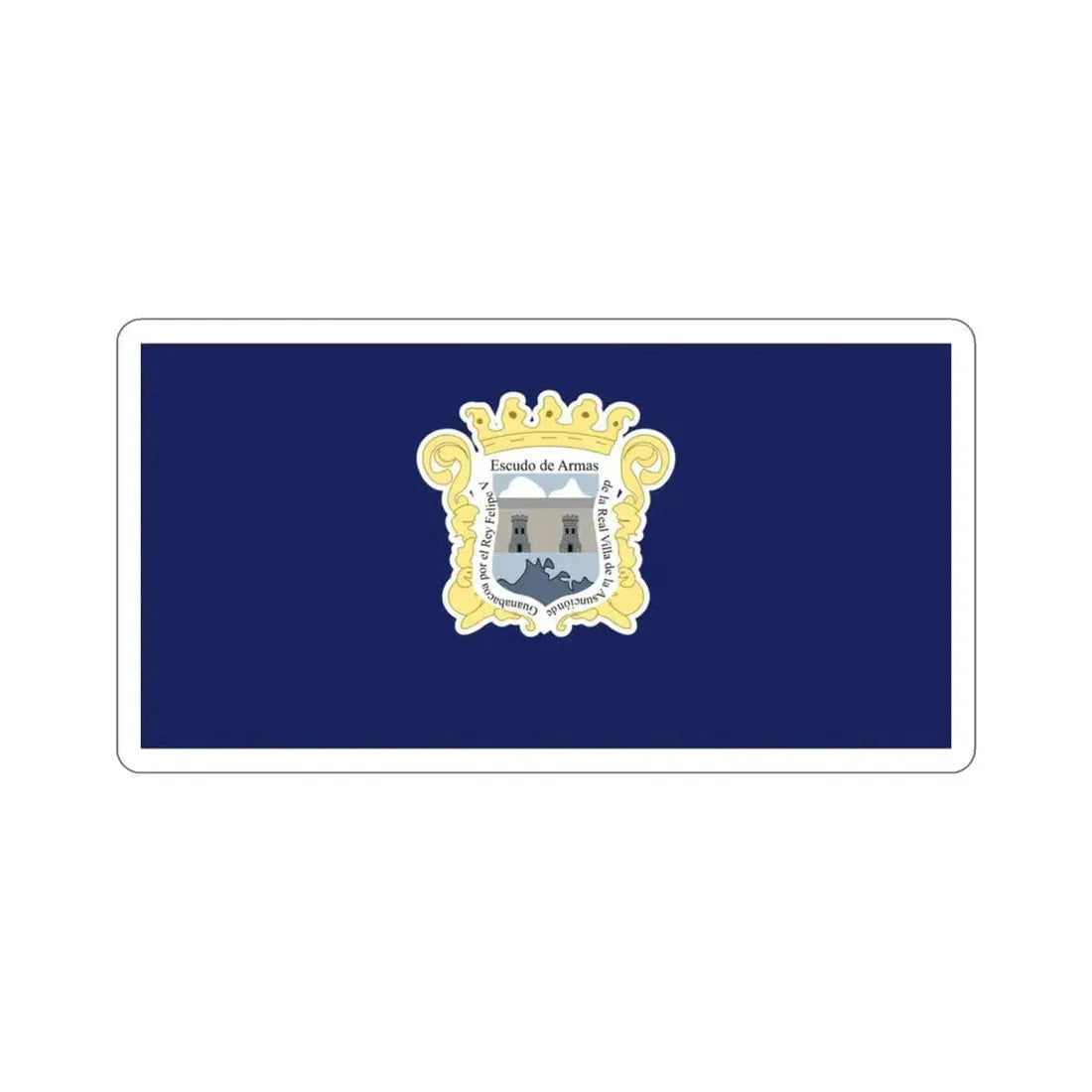 Bandera de Guanabacoa, Cuba STICKER Vinyl Die-Cut Decal - The Sticker Space