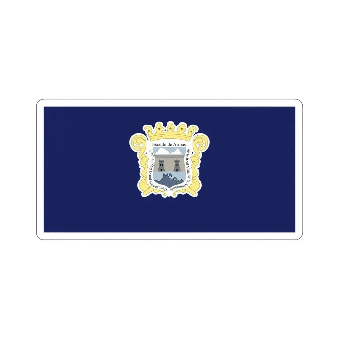 Bandera de Guanabacoa, Cuba STICKER Vinyl Die-Cut Decal - The Sticker Space