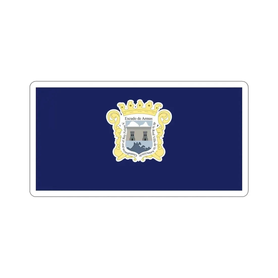 Bandera de Guanabacoa, Cuba STICKER Vinyl Die-Cut Decal - The Sticker Space