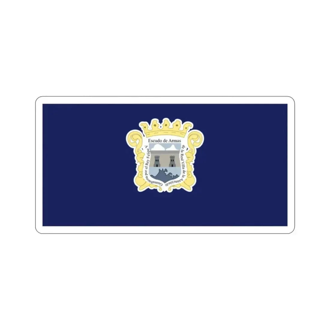 Bandera de Guanabacoa, Cuba STICKER Vinyl Die-Cut Decal - The Sticker Space