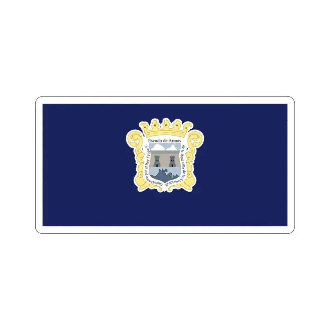 Bandera de Guanabacoa, Cuba STICKER Vinyl Die-Cut Decal - The Sticker Space