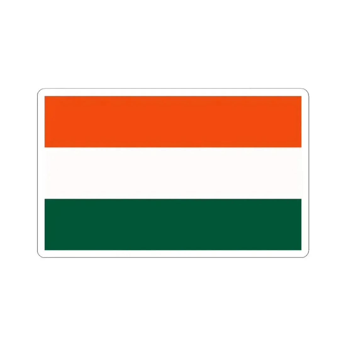 Bandera de Guatuso Costa Rica (Costa Rica) STICKER Vinyl Kiss-Cut Decal 4 Inch White - The Sticker Space