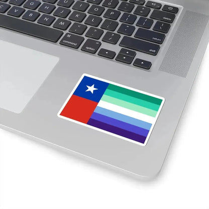 Bandera de Hombres Gay de Chile (Chile) STICKER Vinyl Kiss-Cut Decal - The Sticker Space