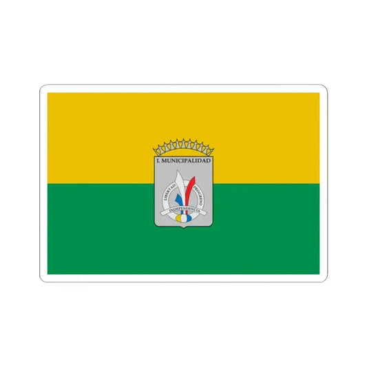 Bandera de Independencia Chile (Chile) STICKER Vinyl Kiss-Cut Decal 2 Inch White - The Sticker Space