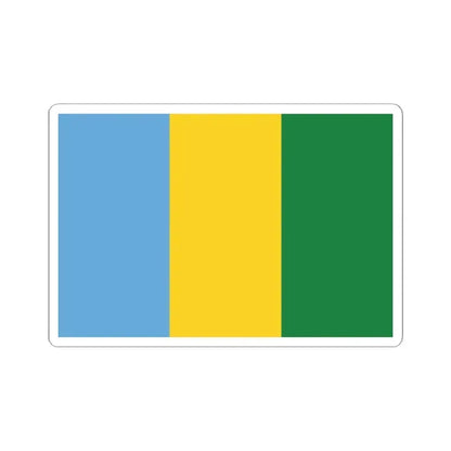 Bandera de Isabela (Ecuador) STICKER Vinyl Kiss-Cut Decal 2 Inch White - The Sticker Space