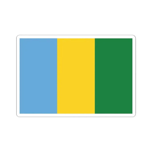 Bandera de Isabela (Ecuador) STICKER Vinyl Kiss-Cut Decal 2 Inch White - The Sticker Space