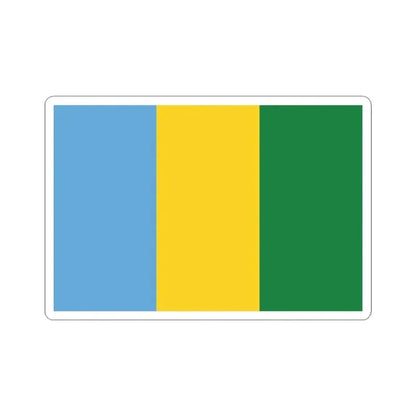 Bandera de Isabela (Ecuador) STICKER Vinyl Kiss-Cut Decal 3 Inch White - The Sticker Space