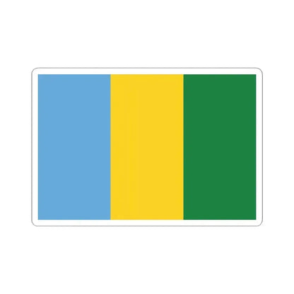 Bandera de Isabela (Ecuador) STICKER Vinyl Kiss-Cut Decal 4 Inch White - The Sticker Space