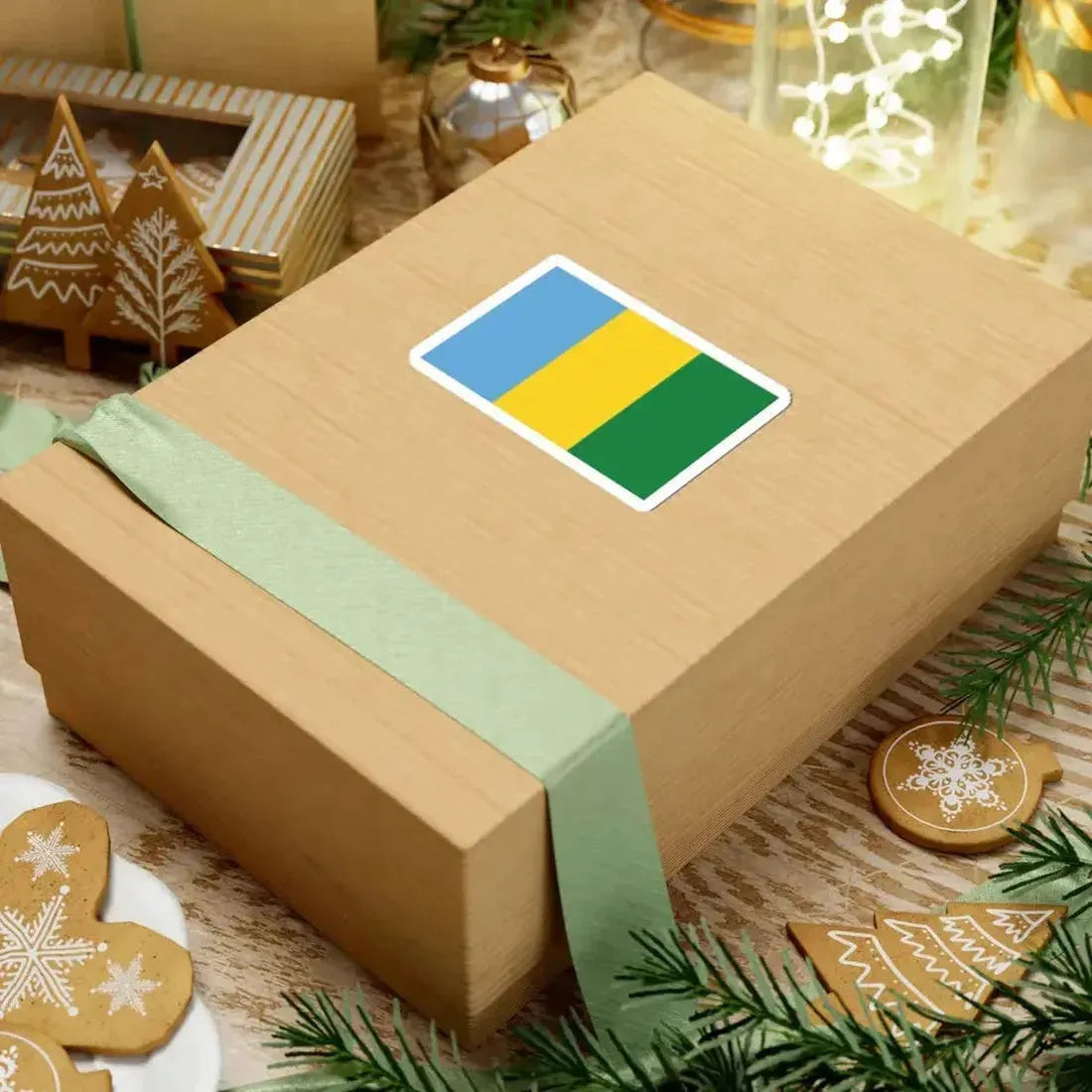 Bandera de Isabela (Ecuador) STICKER Vinyl Kiss-Cut Decal - The Sticker Space