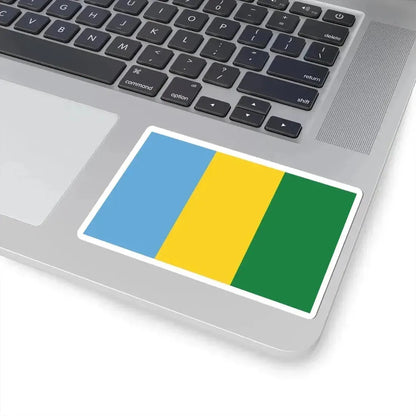 Bandera de Isabela (Ecuador) STICKER Vinyl Kiss-Cut Decal - The Sticker Space