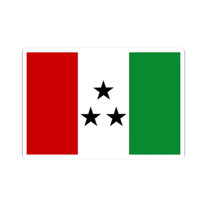 Bandera de la Comarca Ngabe-Bugle (Panama) STICKER Vinyl Kiss-Cut Decal 2 Inch White - The Sticker Space