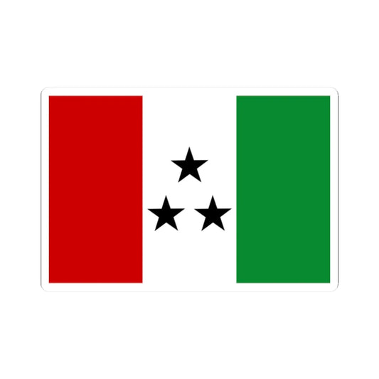 Bandera de la Comarca Ngabe-Bugle (Panama) STICKER Vinyl Kiss-Cut Decal 2 Inch White - The Sticker Space