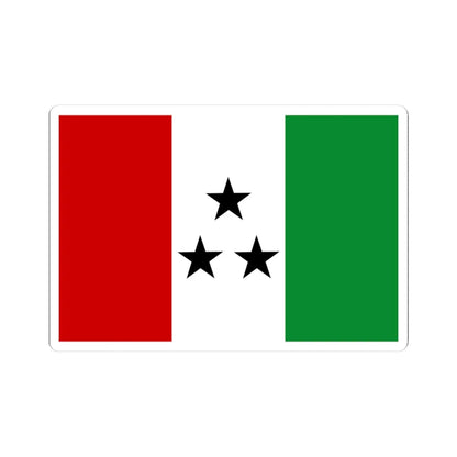 Bandera de la Comarca Ngabe-Bugle (Panama) STICKER Vinyl Kiss-Cut Decal 3 Inch White - The Sticker Space