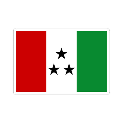 Bandera de la Comarca Ngabe-Bugle (Panama) STICKER Vinyl Kiss-Cut Decal 6 Inch White - The Sticker Space