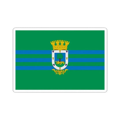 Bandera de La Florida Chile (Chile) STICKER Vinyl Kiss-Cut Decal 3 Inch White - The Sticker Space