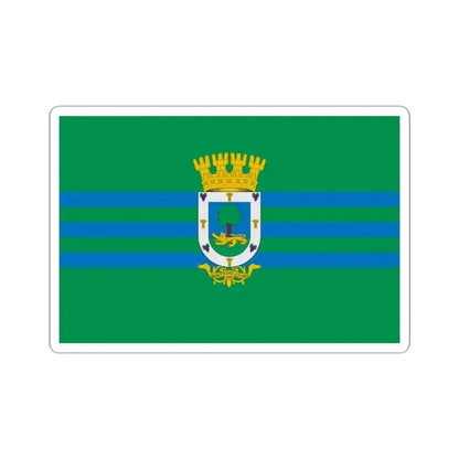 Bandera de La Florida Chile (Chile) STICKER Vinyl Kiss-Cut Decal 4 Inch White - The Sticker Space