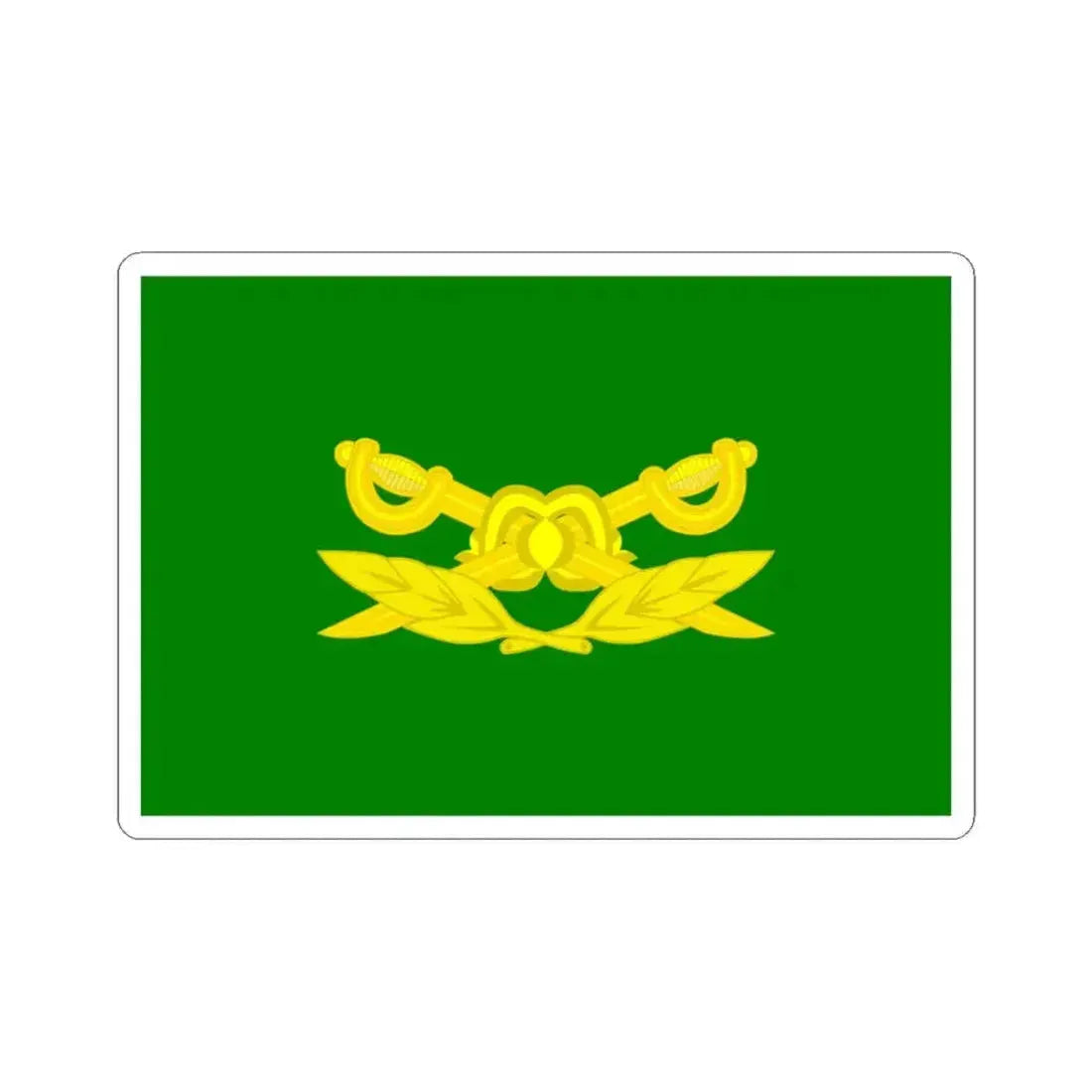 Bandera de la Gendarmeria Argentina (Argentina) STICKER Vinyl Kiss-Cut Decal 3 Inch White - The Sticker Space