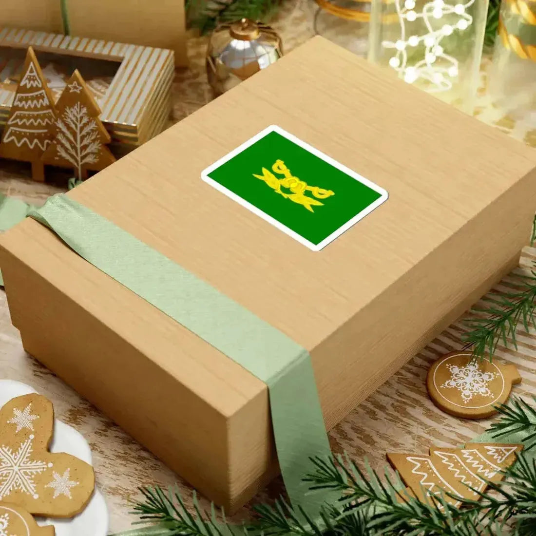 Bandera de la Gendarmeria Argentina (Argentina) STICKER Vinyl Kiss-Cut Decal - The Sticker Space