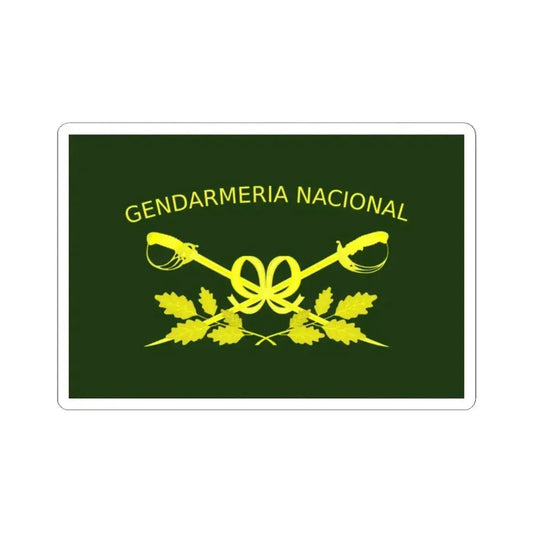 Bandera de la Gendarmeria Argentina II (Argentina) STICKER Vinyl Kiss-Cut Decal 2 Inch White - The Sticker Space