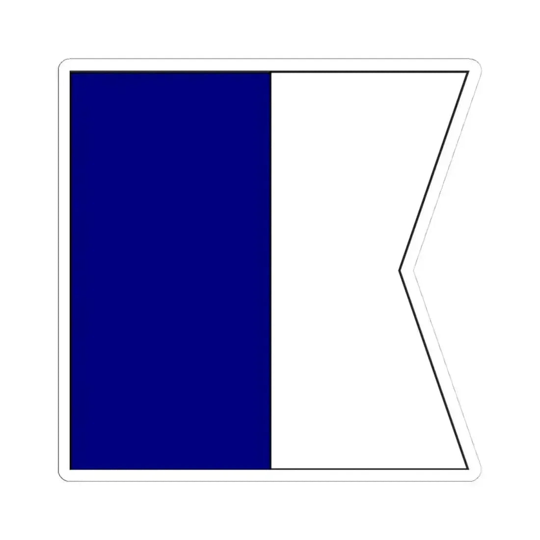 Bandera de La Habana 1845 (Cuba) STICKER Vinyl Kiss-Cut Decal 4 Inch White - The Sticker Space