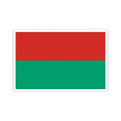 Bandera de La Paz (Bolivia) STICKER Vinyl Kiss-Cut Decal 2 Inch White - The Sticker Space