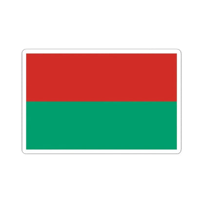 Bandera de La Paz (Bolivia) STICKER Vinyl Kiss-Cut Decal 3 Inch White - The Sticker Space