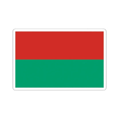 Bandera de La Paz (Bolivia) STICKER Vinyl Kiss-Cut Decal 6 Inch White - The Sticker Space