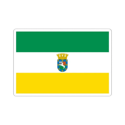 Bandera de La Pintana (Chile) STICKER Vinyl Kiss-Cut Decal 2 Inch White - The Sticker Space