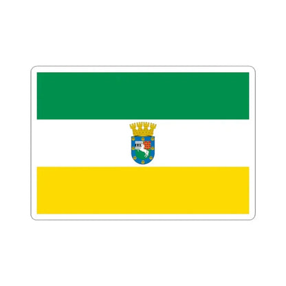 Bandera de La Pintana (Chile) STICKER Vinyl Kiss-Cut Decal 3 Inch White - The Sticker Space