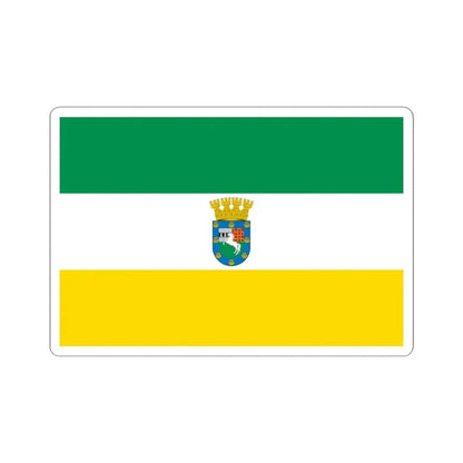 Bandera de La Pintana (Chile) STICKER Vinyl Kiss-Cut Decal 4 Inch White - The Sticker Space