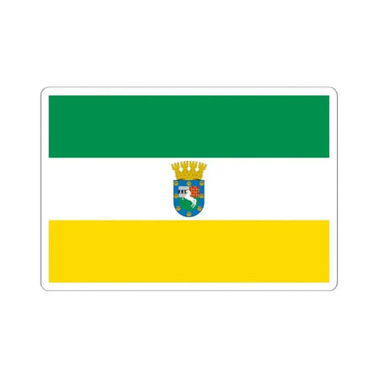 Bandera de La Pintana (Chile) STICKER Vinyl Kiss-Cut Decal 6 Inch White - The Sticker Space