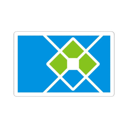 Bandera de La Plata (Argentina) STICKER Vinyl Kiss-Cut Decal 6 Inch White - The Sticker Space