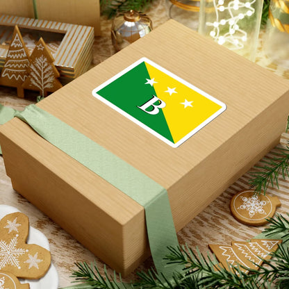 Bandera de la Provincia de Bocas del Toro (Panama) STICKER Vinyl Kiss-Cut Decal - The Sticker Space