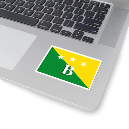 Bandera de la Provincia de Bocas del Toro (Panama) STICKER Vinyl Kiss-Cut Decal - The Sticker Space