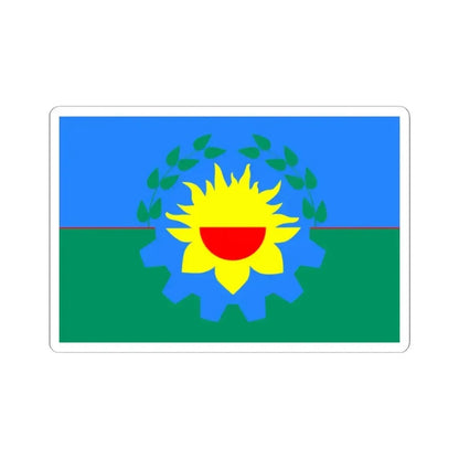 Bandera de la Provincia de Buenos Aires 3 (Argentina) STICKER Vinyl Kiss-Cut Decal 2 Inch White - The Sticker Space