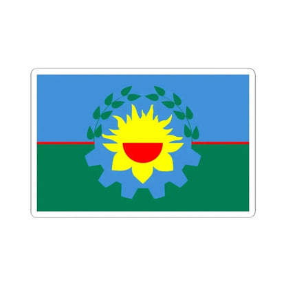 Bandera de la Provincia de Buenos Aires (Argentina) STICKER Vinyl Kiss-Cut Decal 3 Inch White - The Sticker Space