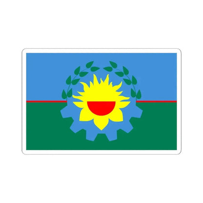 Bandera de la Provincia de Buenos Aires (Argentina) STICKER Vinyl Kiss-Cut Decal 4 Inch White - The Sticker Space