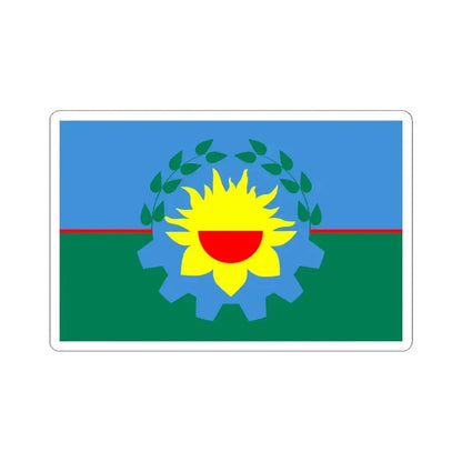 Bandera de la Provincia de Buenos Aires (Argentina) STICKER Vinyl Kiss-Cut Decal 6 Inch White - The Sticker Space