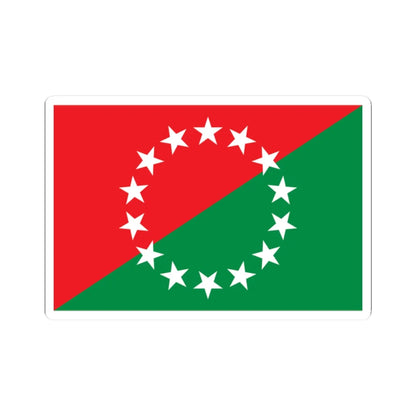 Bandera de la Provincia de Chiriqui (Panama) STICKER Vinyl Kiss-Cut Decal 2 Inch White - The Sticker Space