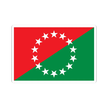 Bandera de la Provincia de Chiriqui (Panama) STICKER Vinyl Kiss-Cut Decal 3 Inch White - The Sticker Space