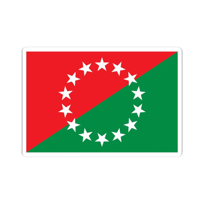 Bandera de la Provincia de Chiriqui (Panama) STICKER Vinyl Kiss-Cut Decal 4 Inch White - The Sticker Space