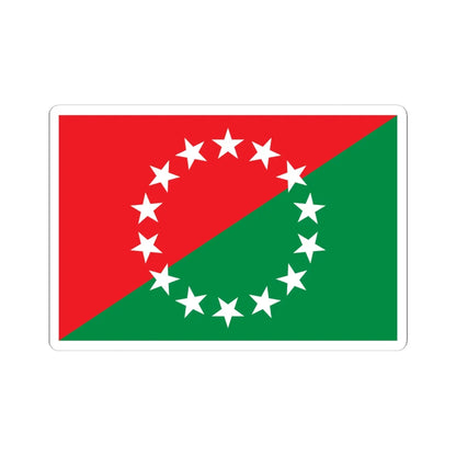 Bandera de la Provincia de Chiriqui (Panama) STICKER Vinyl Kiss-Cut Decal 6 Inch White - The Sticker Space