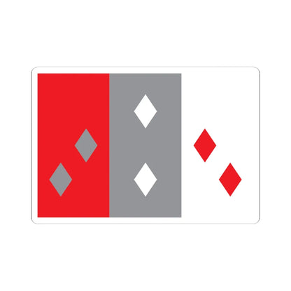 Bandera de la Provincia de Cocle (Panama) STICKER Vinyl Kiss-Cut Decal 6 Inch White - The Sticker Space